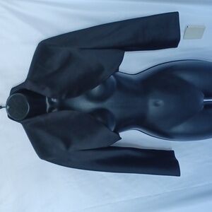 Davids Bridal Black Satin Bolero Jacket (BRAND NEW!)